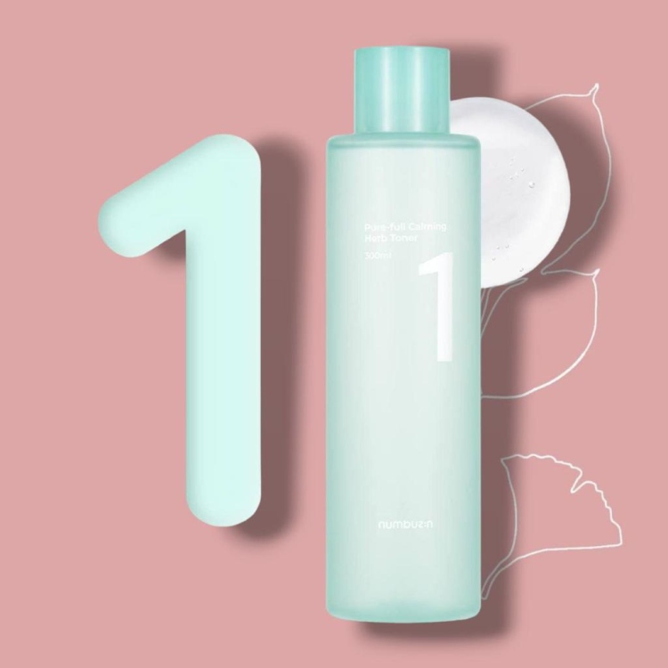 Numbuzin No.1 Pure Full Calming Herb toner,تونر  الاعشاب المهدئ والمعالج للمسام
