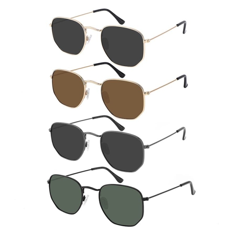 EyeframesInt-THE-115156-P, Polarized Square UNISEX  Sunglasses, Assorted Colors 