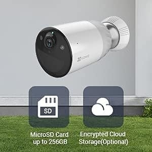 EZVIZ BC1-B3 2MP  WI-FI CAMERA KIT - 2.8MM - 12,900 MAH - 2.4 GHZ WI-FI- IP66 - MICROSD CARDS UP TO 256 GB WI-FI CAMERA KIT - 2.8MM - 12,900 MAH - 2.4