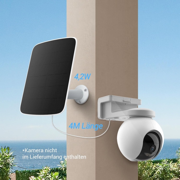 EZVIZ CS-CMT WEATHERPROOF SOLAR CHARGING PANEL UP TO 4.2W