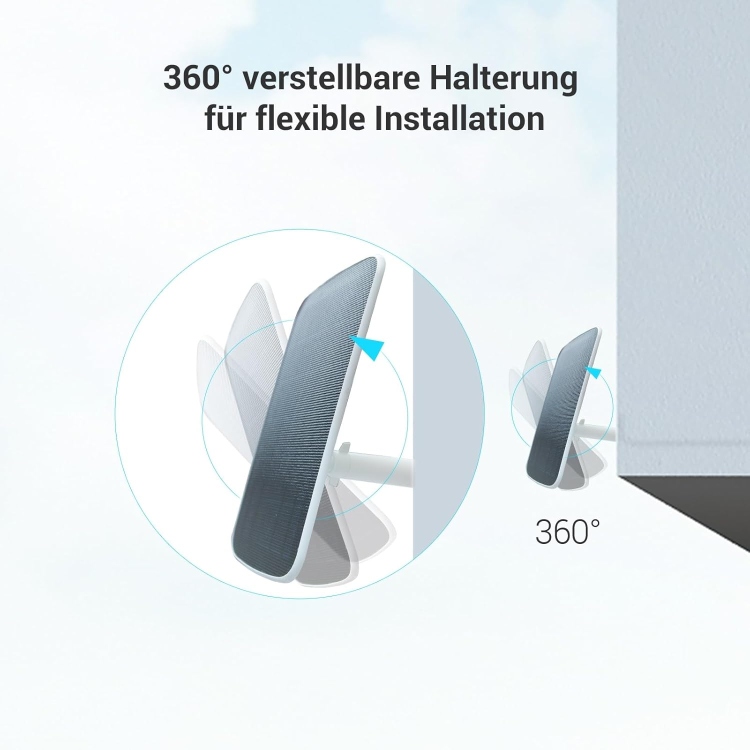 EZVIZ CS-CMT WEATHERPROOF SOLAR CHARGING PANEL UP TO 4.2W