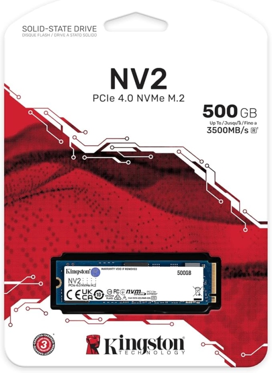 KINGSTON 512GB SSD M.2 NVME  NV2