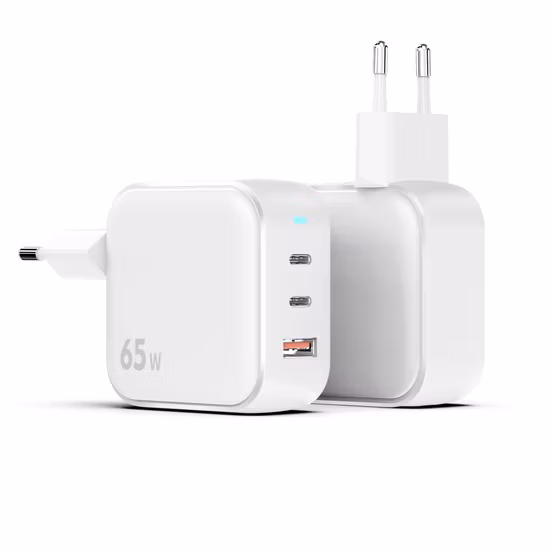 شاحن موبايل 65 واط USB 1،Type-C 2