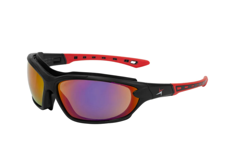 EyeframesInt-XP-11001-PC-1&2, Mirror Lens  Safety Sunglasses, Assorted Colors