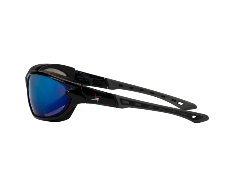 EyeframesInt-XP-11001-PC-1&2, Mirror Lens  Safety Sunglasses, Assorted Colors