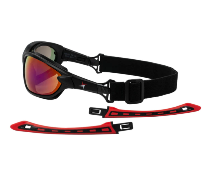 EyeframesInt-XP-11001-PC-1&2, Mirror Lens  Safety Sunglasses, Assorted Colors