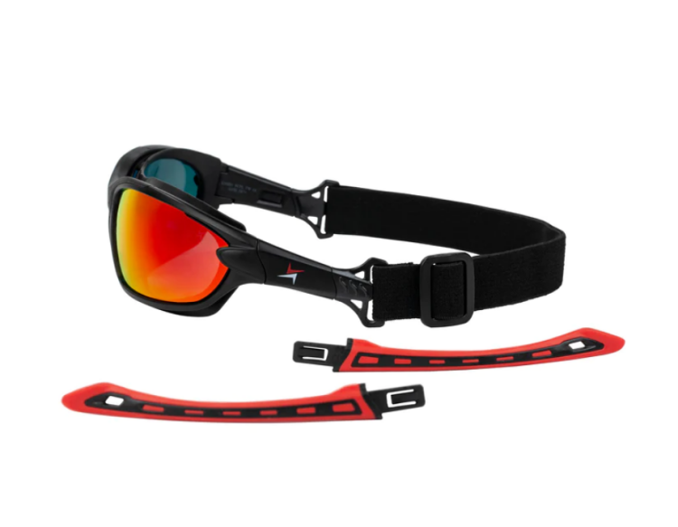 EyeframesInt-XP-11001-PCP, Polarized Mirror Safety Sunglasses, Assorted Colors