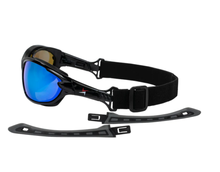 EyeframesInt-XP-11001-PCP, Polarized Mirror Safety Sunglasses, Assorted Colors