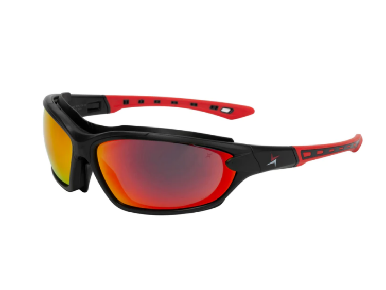 EyeframesInt-XP-11001-PCP, Polarized Mirror Safety Sunglasses, Assorted Colors