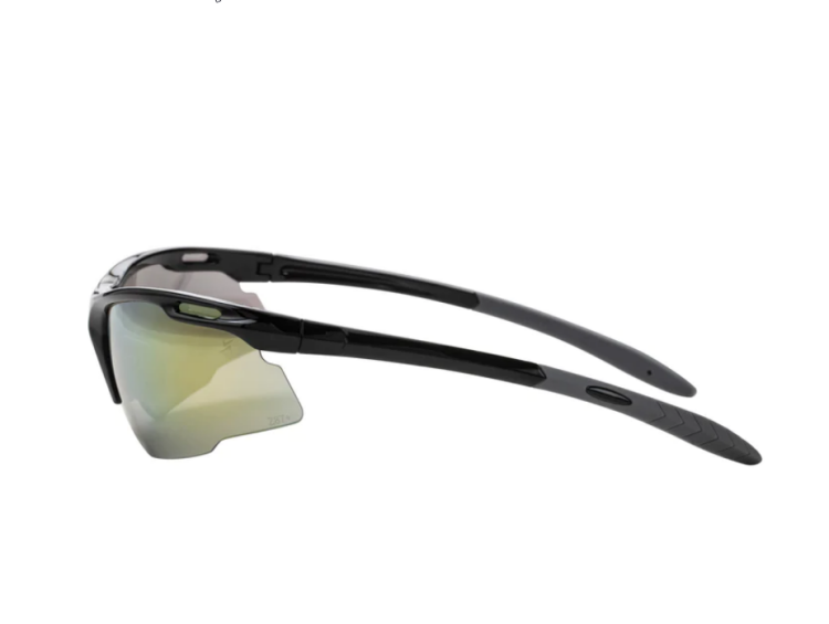 EyeframesInt-XP-11006-PC- Mirror Lens Safety Sunglasses., Assorted Colors