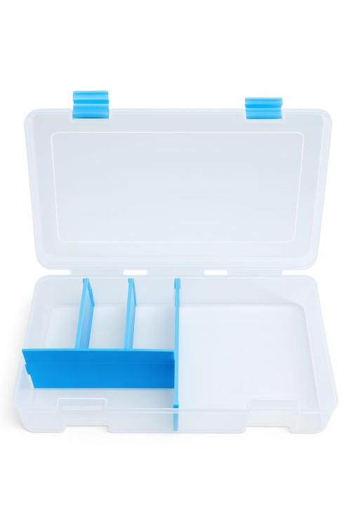 صندوق إسعافات أولية من بلاستيك شفاف 