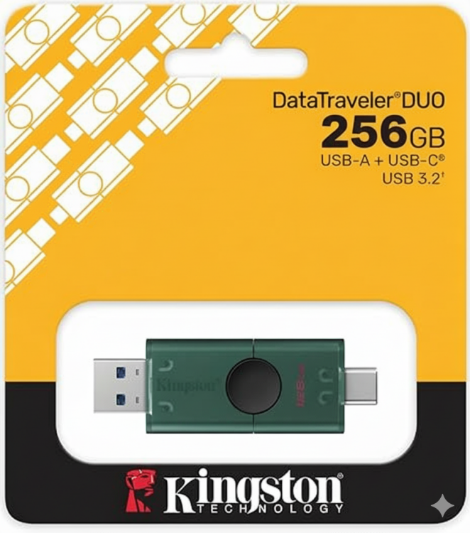 KINGSTON DATATRAVELER DUO G2 256GB USB FLASH DRIVE