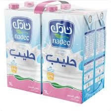 حليب نادك 4 حبات خالي الدسم 
