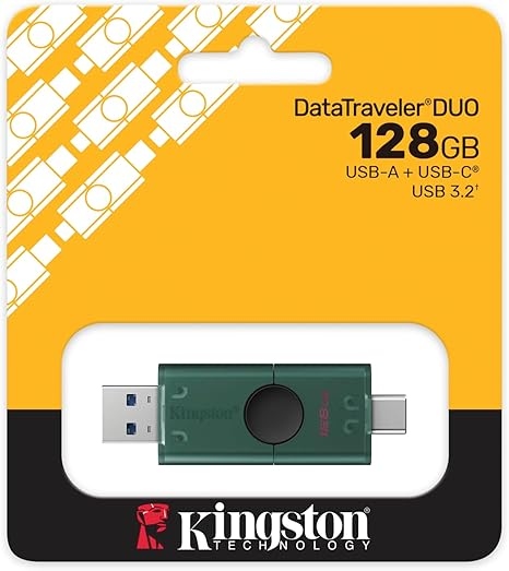 KINGSTON DATATRAVELER DUO G2 128GB USB FLASH DRIVE