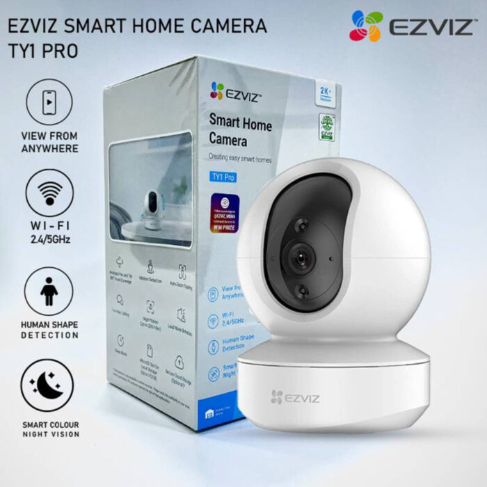 كاميرا مراقبة واي فاي داخلي H6c pro تحكم دوران 360 درجة 4MP EZVIZ 