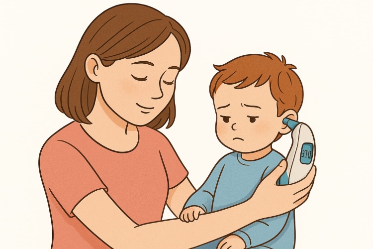 ميزان حرارة دقيق وسريع بالاشعة تحت الحمراء لصغار والكبار 