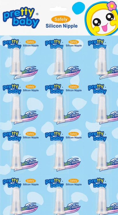 فرشاة لتنظيف لثة وأسنان الأطفال من برتي بيبي كرت عدد 12 قطعة