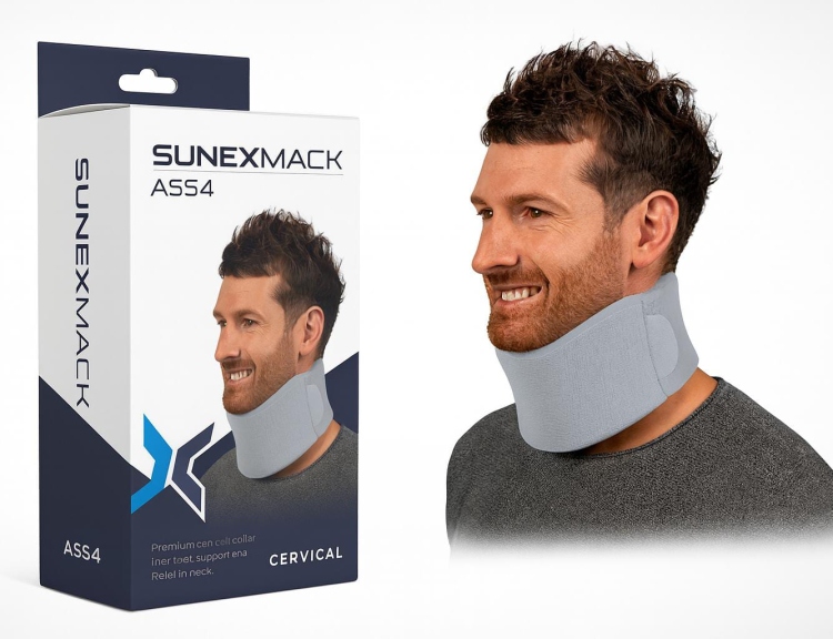 دعامة الرقبة الطبية من سونكس ماك قياسات  m -L