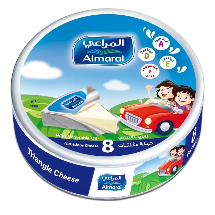 جبنة المراعي مثلثات 8 قطع 120 غ
