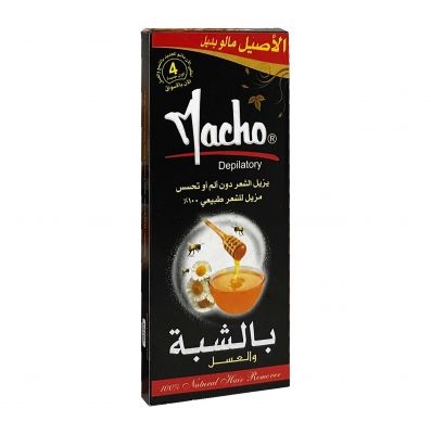 ماشو مزيل الشعر بالشبة و العسل 60 غم