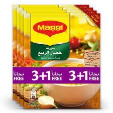 ماجي شوربة خضار الربيع 59 غم * 4