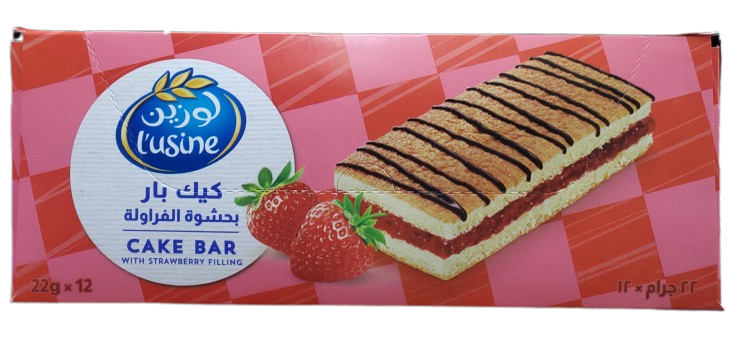 لوزين كيك بار فراولة 22 غم