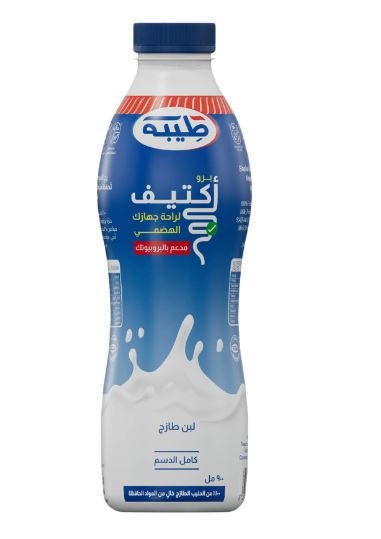 طيبة اكتيف لبن كامل الدسم 900 مل