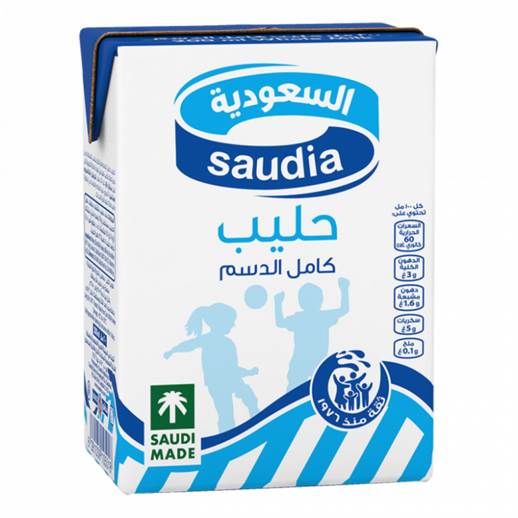 حليب السعودية 200 مل * 6