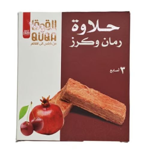 القوقا حلاوة رمان وكرز 3 اصابع