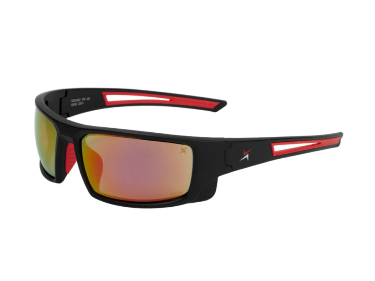 EyeframesInt-XP-11002-PC, Mirror Lens  Safety Sunglasses, Assorted Colors