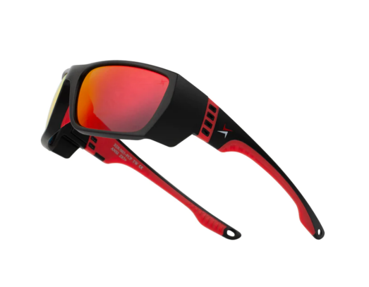 EyeframesInt-XP-11003-PCP, Polarized Mirror Safety Sunglasses, Assorted Colors