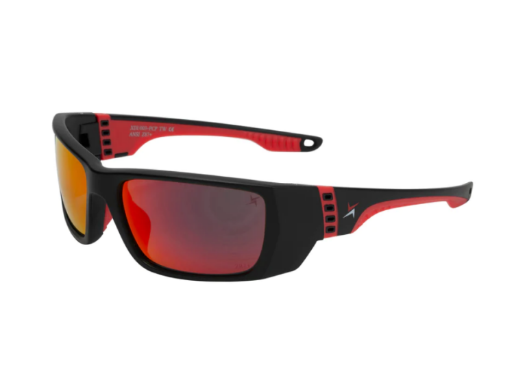 EyeframesInt-XP-11003-PCP, Polarized Mirror Safety Sunglasses, Assorted Colors