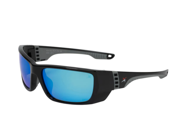 EyeframesInt-XP-11003-PCP, Polarized Mirror Safety Sunglasses, Assorted Colors