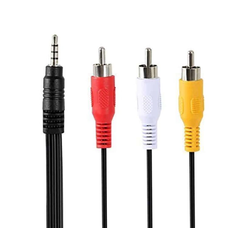 CABLE AUX  RCA 3X1 1.5M