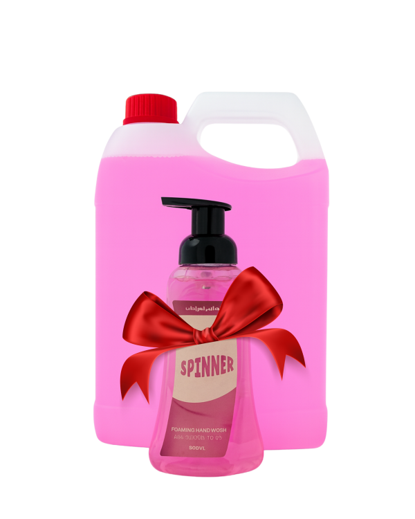 فوم غسيل الايدي جالون 3.7لتر مع علبة  500مل