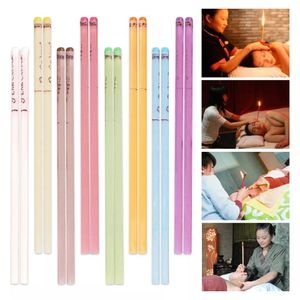  شموع تنظيف الأذن من المادة الصمغية عدد 2 قطعة 