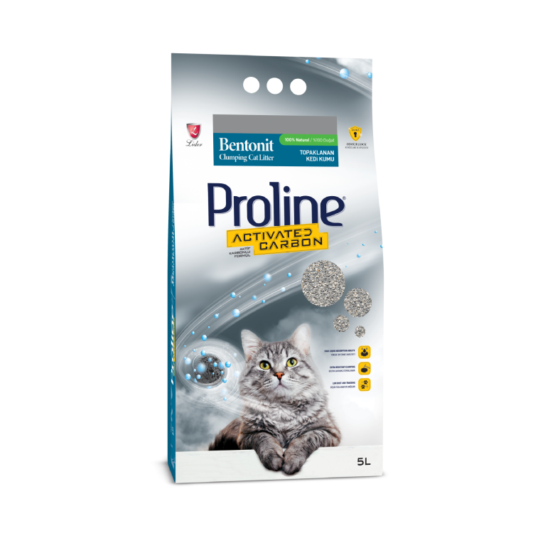 برولاين رمل قطط بالكربون النشيط