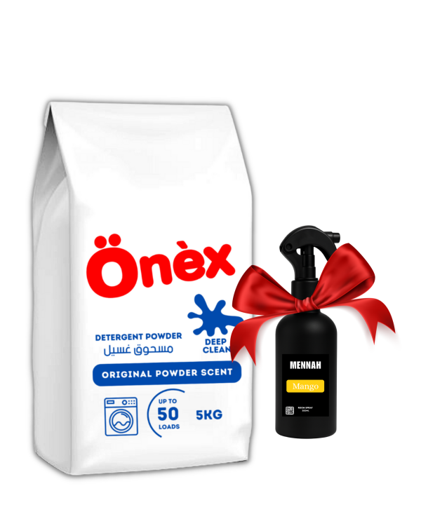 مسحوق غسيل اونيكس 5كيلو مع هدية معطر جو