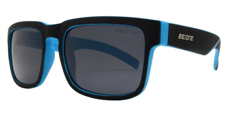 EyeframesInt-DY-PL-11J3005 - Junior Square Flat Top Keyhole Polarized Sunglasses, Assorted Colors