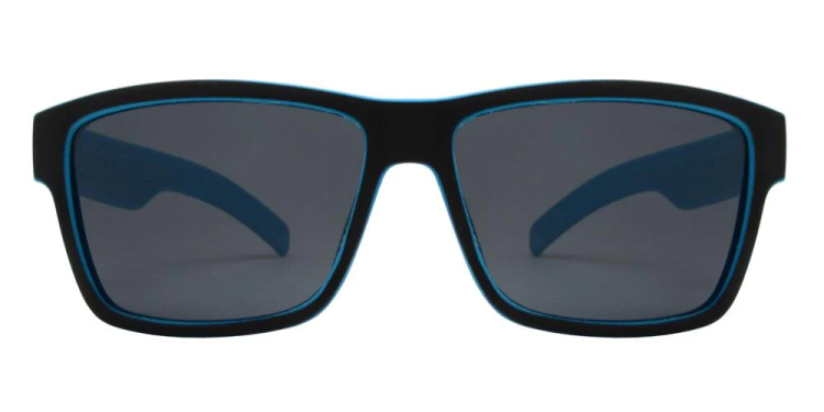 EyeframesInt-DY-PL-11J3004 - Junior Classic Sports Horn Rimmed Polarized Sunglas, Assorted Colorsses