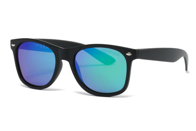 EyeframesInt-DY-PL-113002 - Polarized Junior Classic Horn Rimmed Sunglasses, Assorted Colors