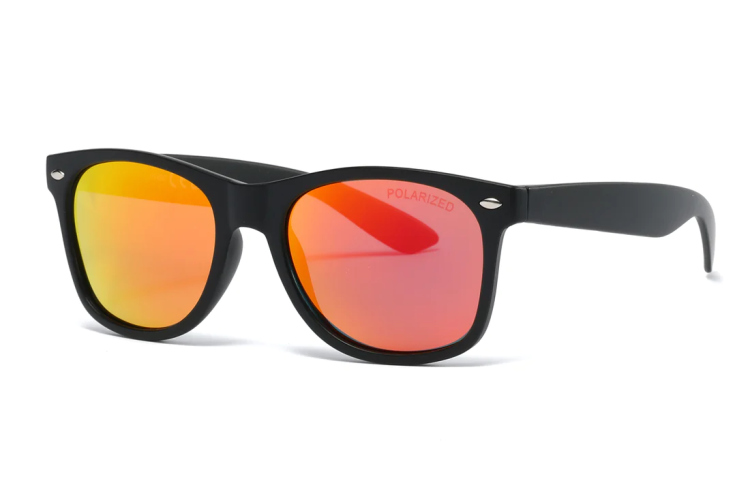 EyeframesInt-DY-PL-113002 - Polarized Junior Classic Horn Rimmed Sunglasses, Assorted Colors