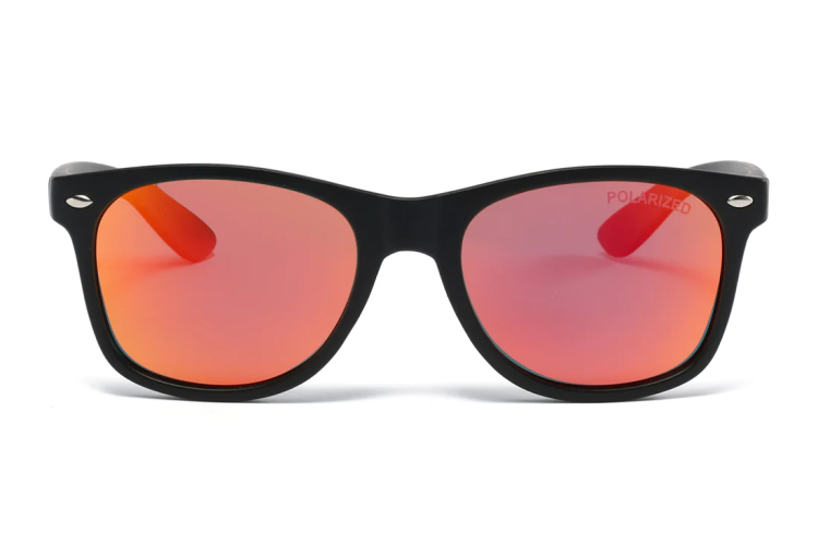 EyeframesInt-DY-PL-113002 - Polarized Junior Classic Horn Rimmed Sunglasses, Assorted Colors