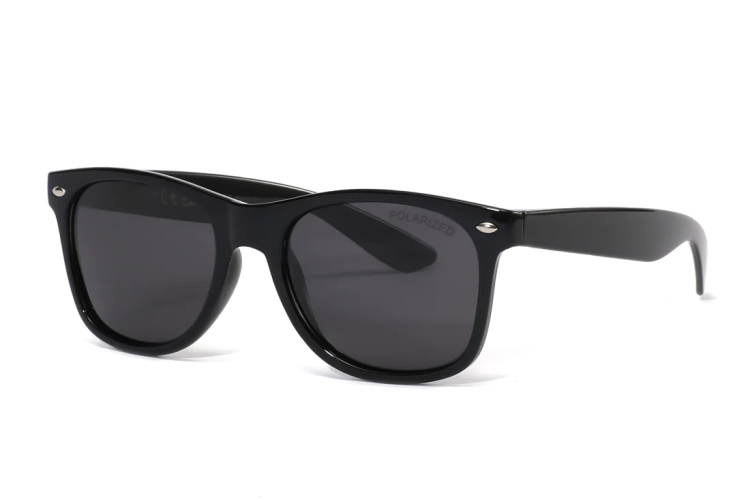 EyeframesInt-DY-PL-113002 - Polarized Junior Classic Horn Rimmed Sunglasses, Assorted Colors