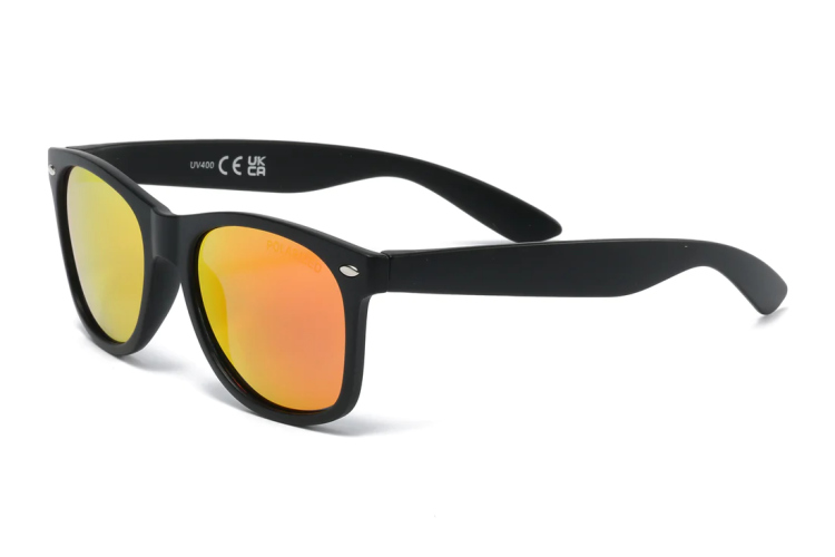 EyeframesInt-DY-PL-113002 - Polarized Junior Classic Horn Rimmed Sunglasses, Assorted Colors