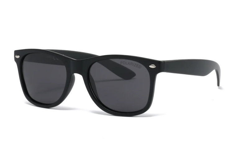 EyeframesInt-DY-PL-113002 - Polarized Junior Classic Horn Rimmed Sunglasses, Assorted Colors