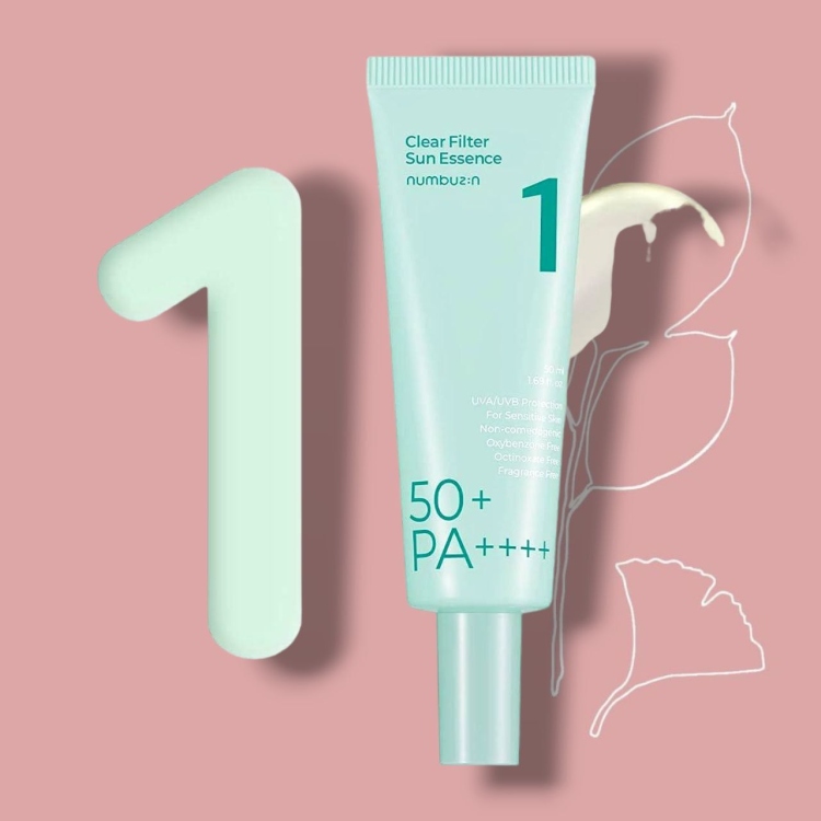 واقي شمس نمبيوزين  No.1 Numbuzin pure full calming sunscreen