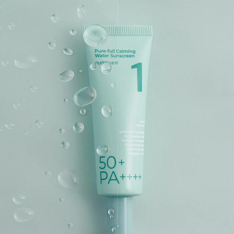 واقي شمس نمبيوزين  No.1 Numbuzin pure full calming sunscreen