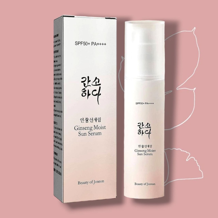 سيروم الجنسيج والنايسنميد مع واقي شمس Beauty Of Joseon Ginseng Moist Sun Serum (SPF 50+ PA++++)
