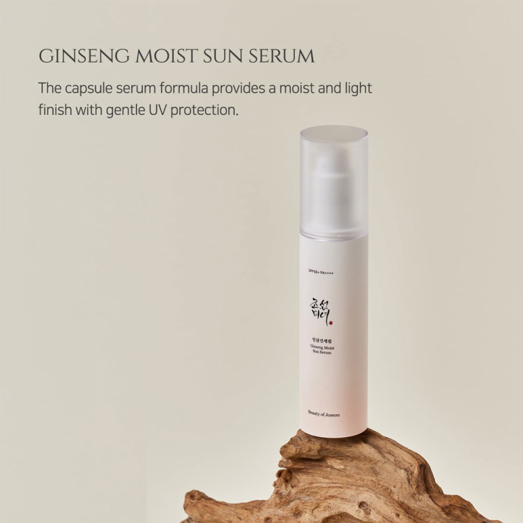 سيروم الجنسيج والنايسنميد مع واقي شمس Beauty Of Joseon Ginseng Moist Sun Serum (SPF 50+ PA++++)
